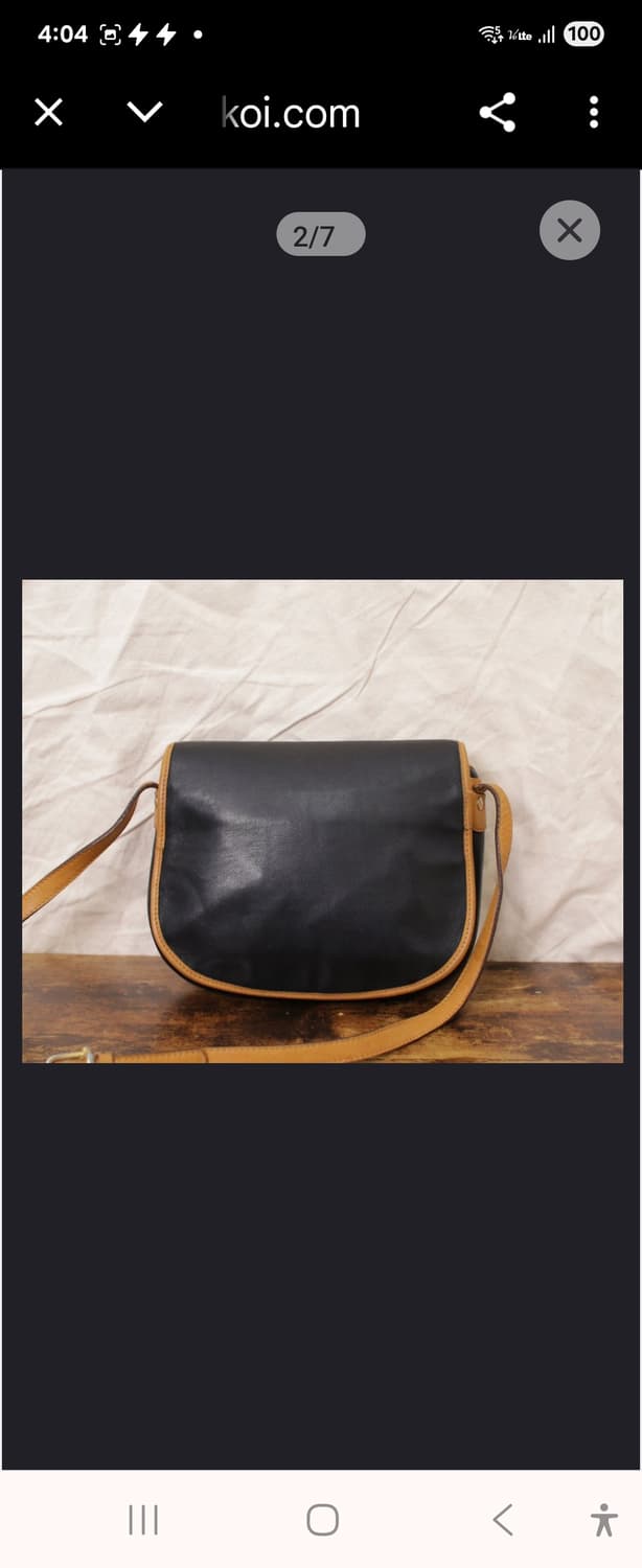 (정품)셀린느 크로스 가죽백 상품이미지4