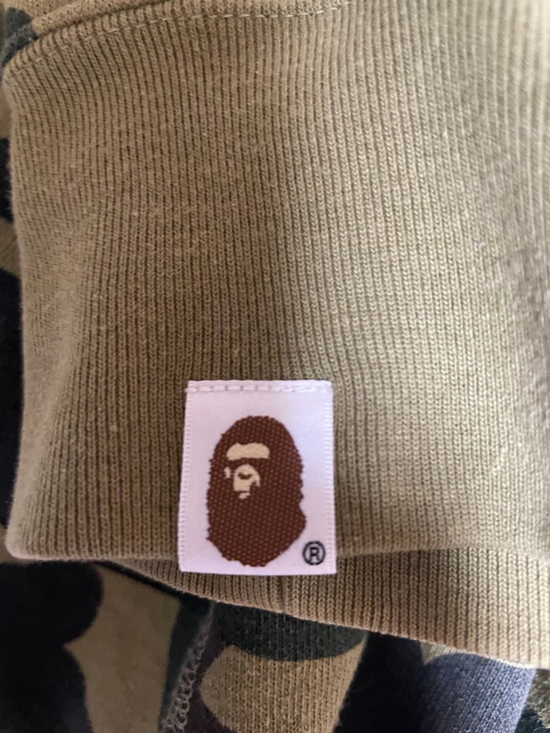 100% 정품 베이프 샤크 후드집업 녹계 XL 상품이미지5