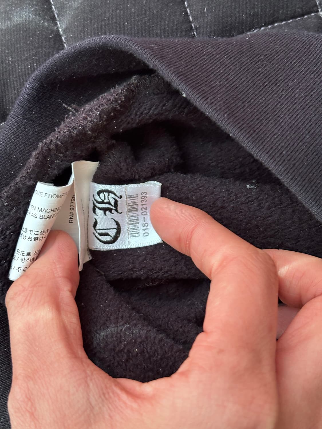 교신가능)크롬하츠 플로랄 후드티 상품이미지4