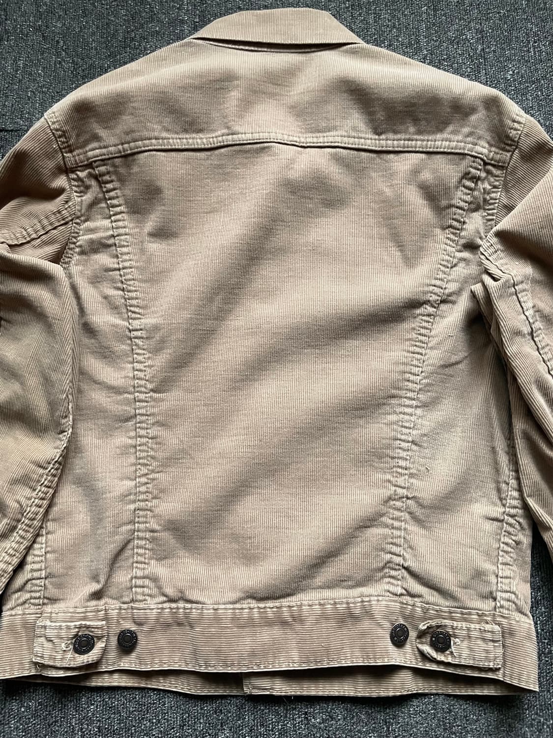 70s 빈티지 리바이스 코듀로이 트러커 자켓 70505 카키 38 상품이미지9