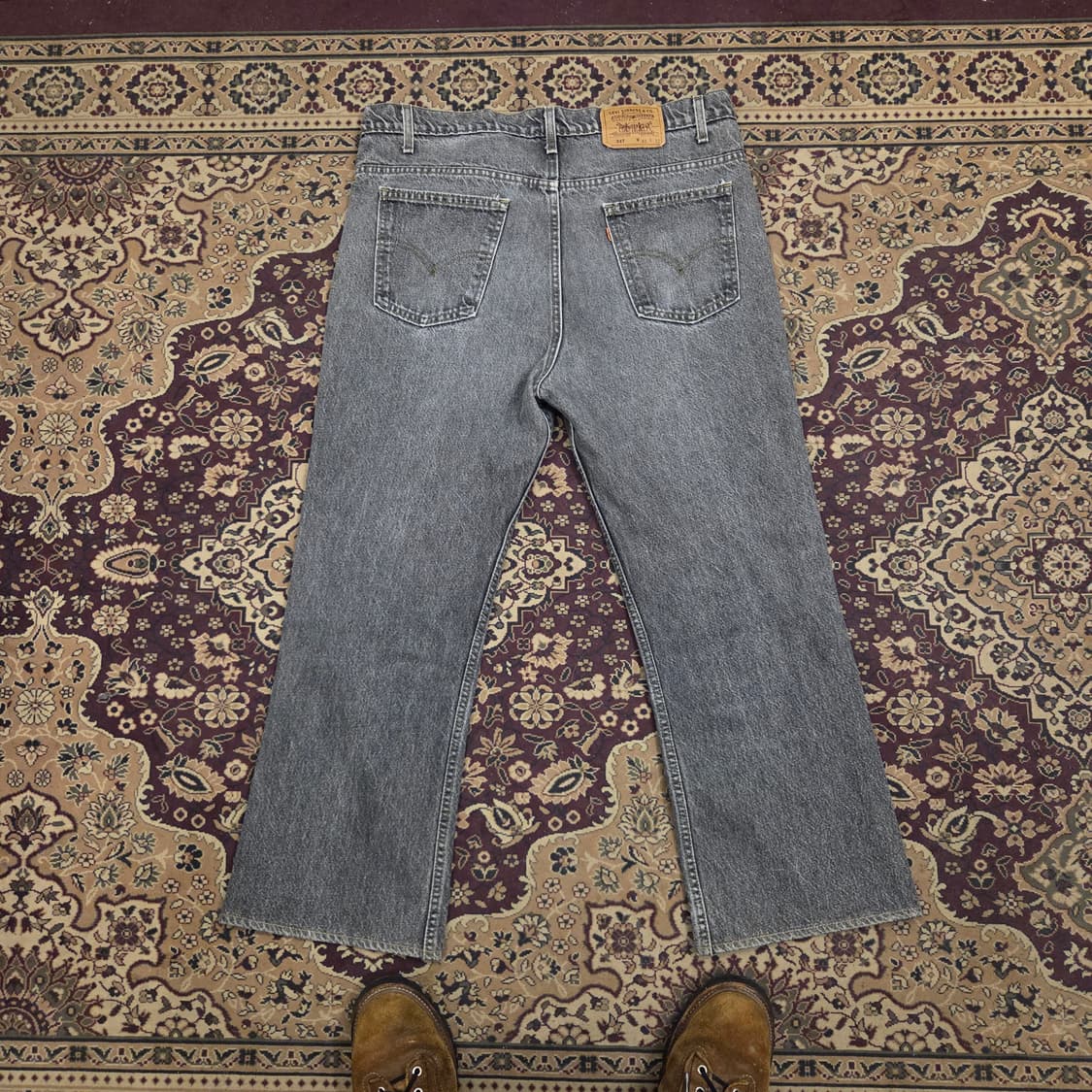 90s 리바이스 517 흑청 오렌지탭 40사이즈 상품이미지2