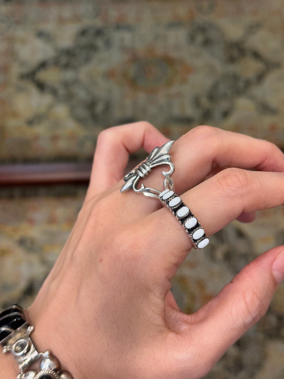 howlite 925silver ring 상품이미지8