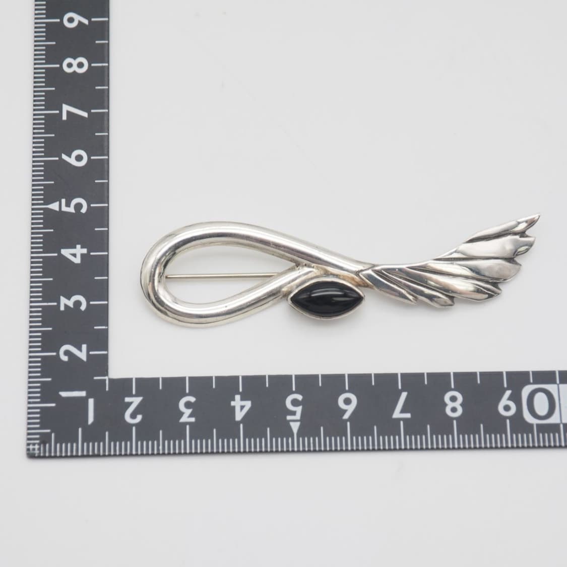 Black onyx brooch 상품이미지8