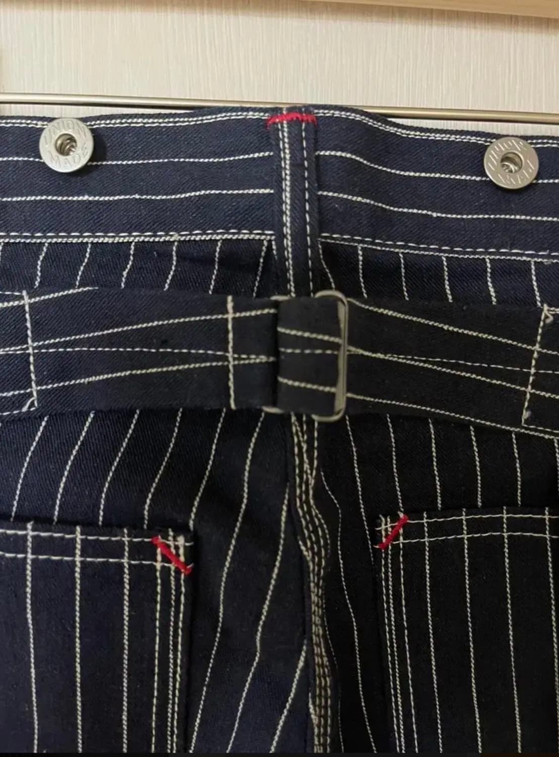 <신품 / made in Japan> 웨어하우스 스트라이프 데님 진 33 상품이미지5