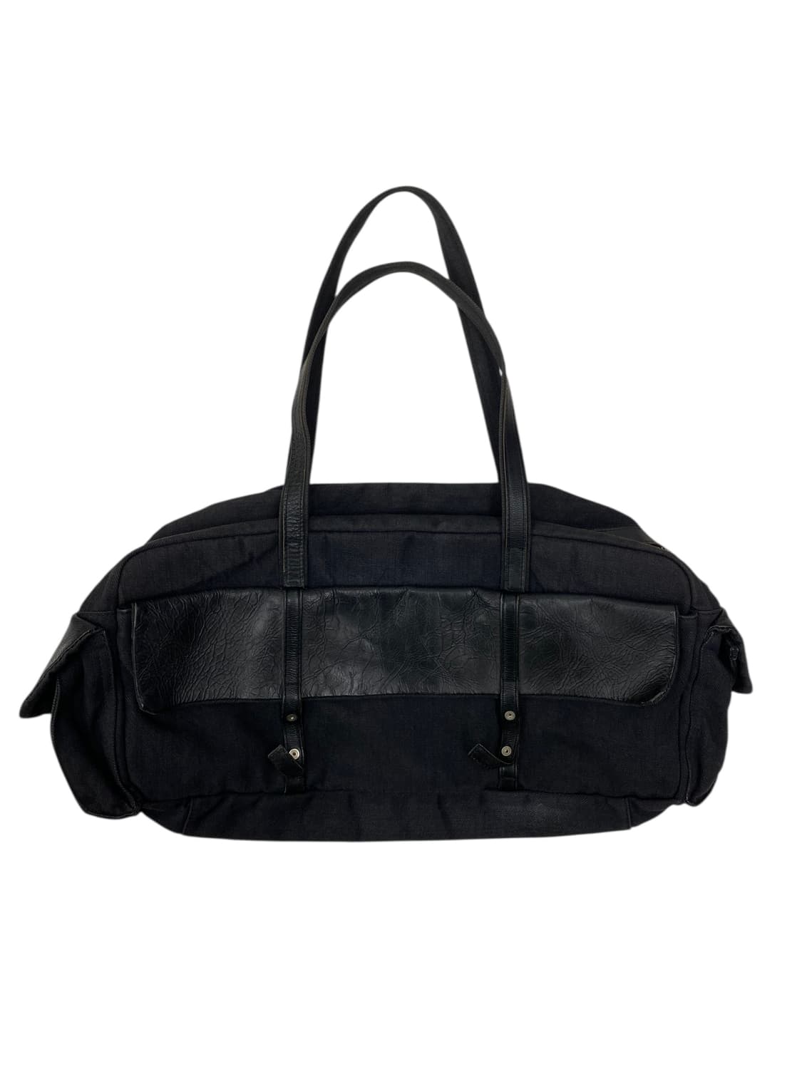 요지야마모토 y2k 블랙 데님 숄더백 상품이미지1