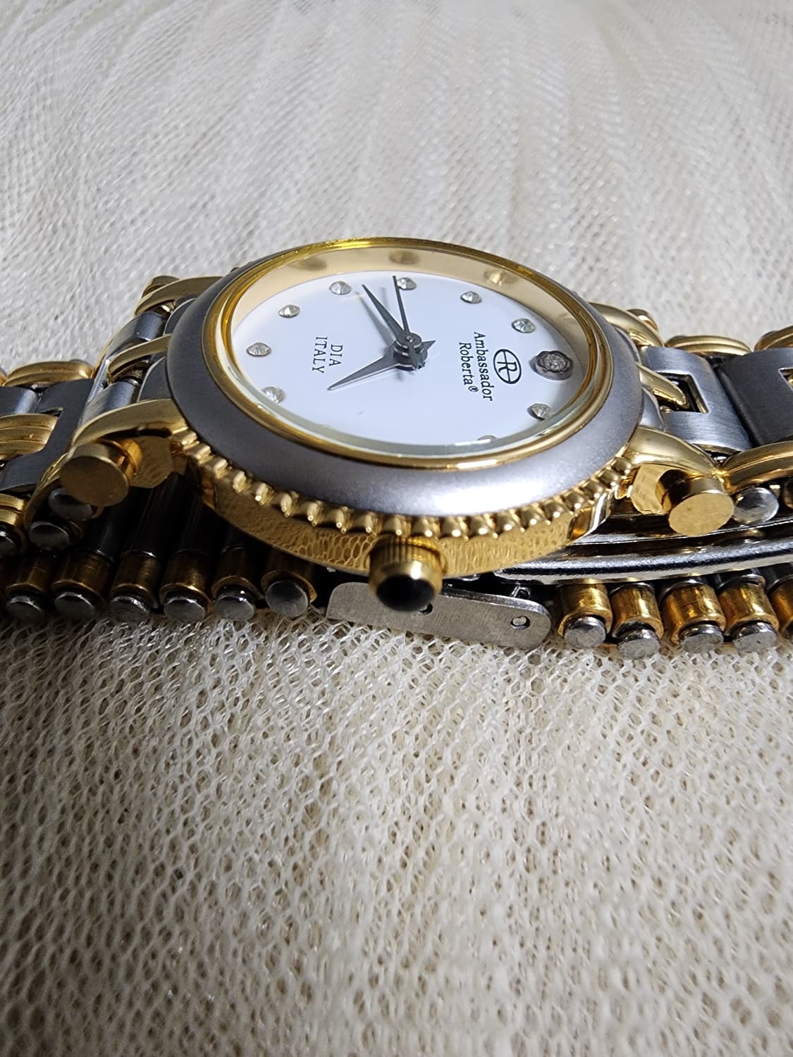 앰버서더 로베르타  골드 콤비 여성시계 상품이미지9