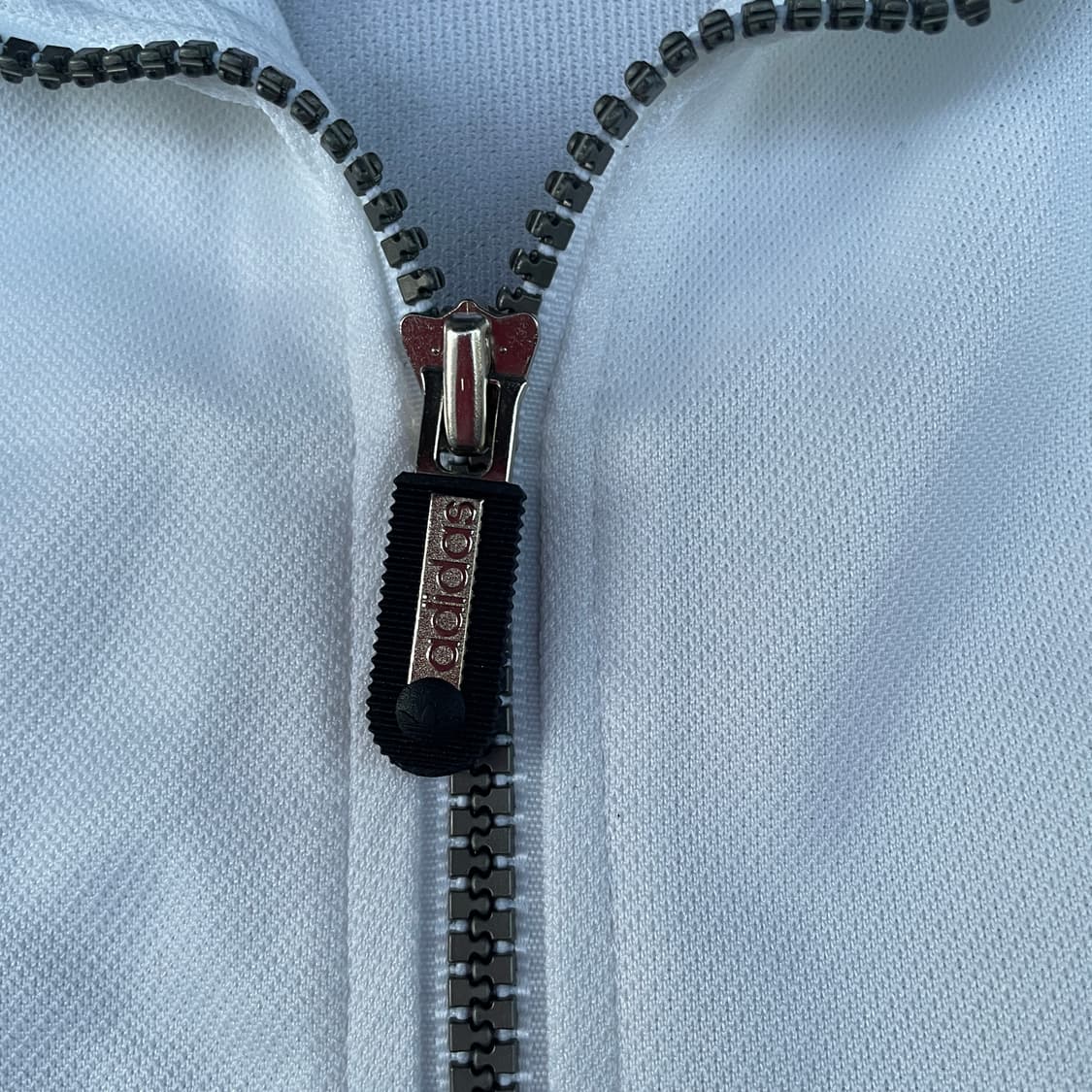 90s 아디다스 데상트 화이트 올드스쿨 오버핏 져지 크롭 트랙탑 L 상품이미지6