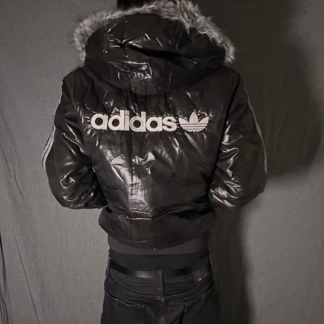 아디다스 y2k 카모 크롭 점퍼 상품이미지5