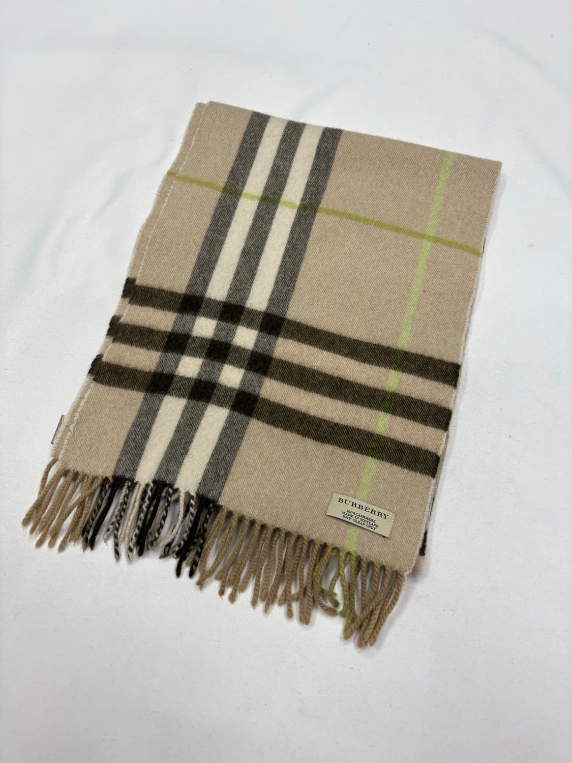 버버리 체크 캐시미어 머플러 스카프 상품이미지2