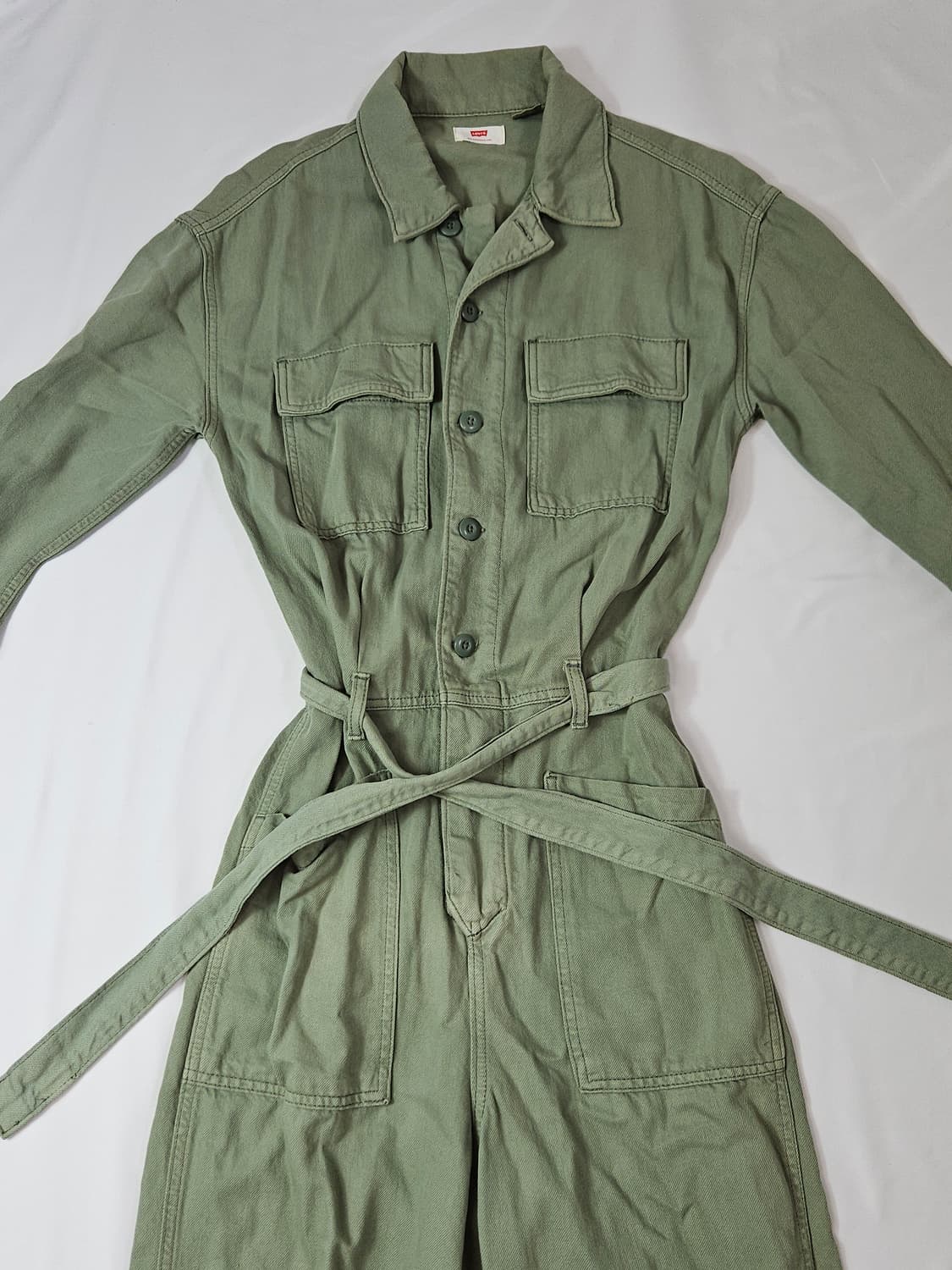 리바이스 화이트라벨 오리지널 워크웨어 코튼 점프수트 서플러스 XS 상품이미지2