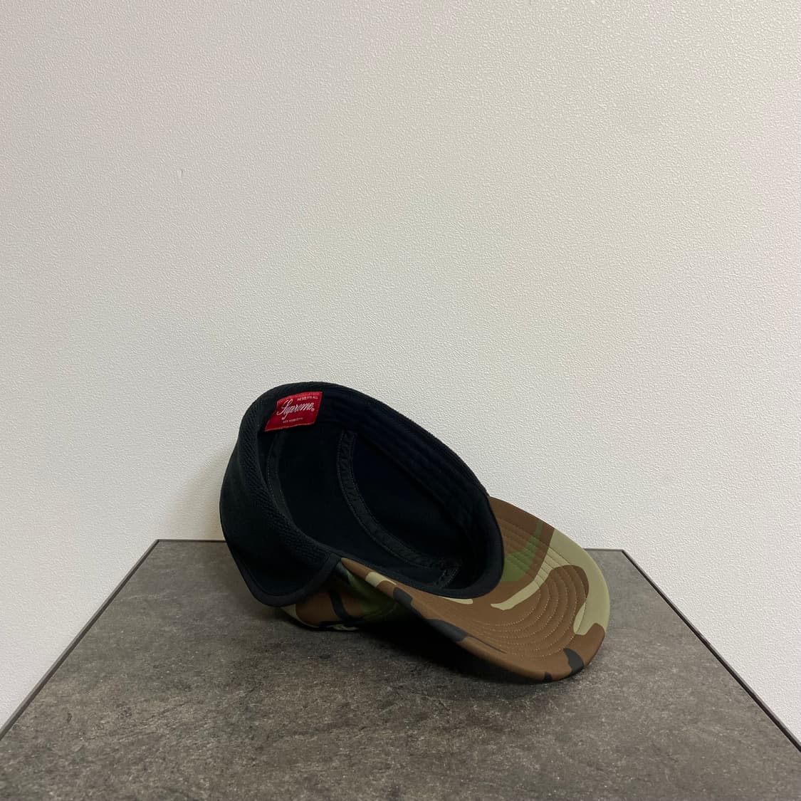 (OS) 슈프림 박스로고 캠프캡 모자 이어플랩 우드랜드 카모 상품이미지7