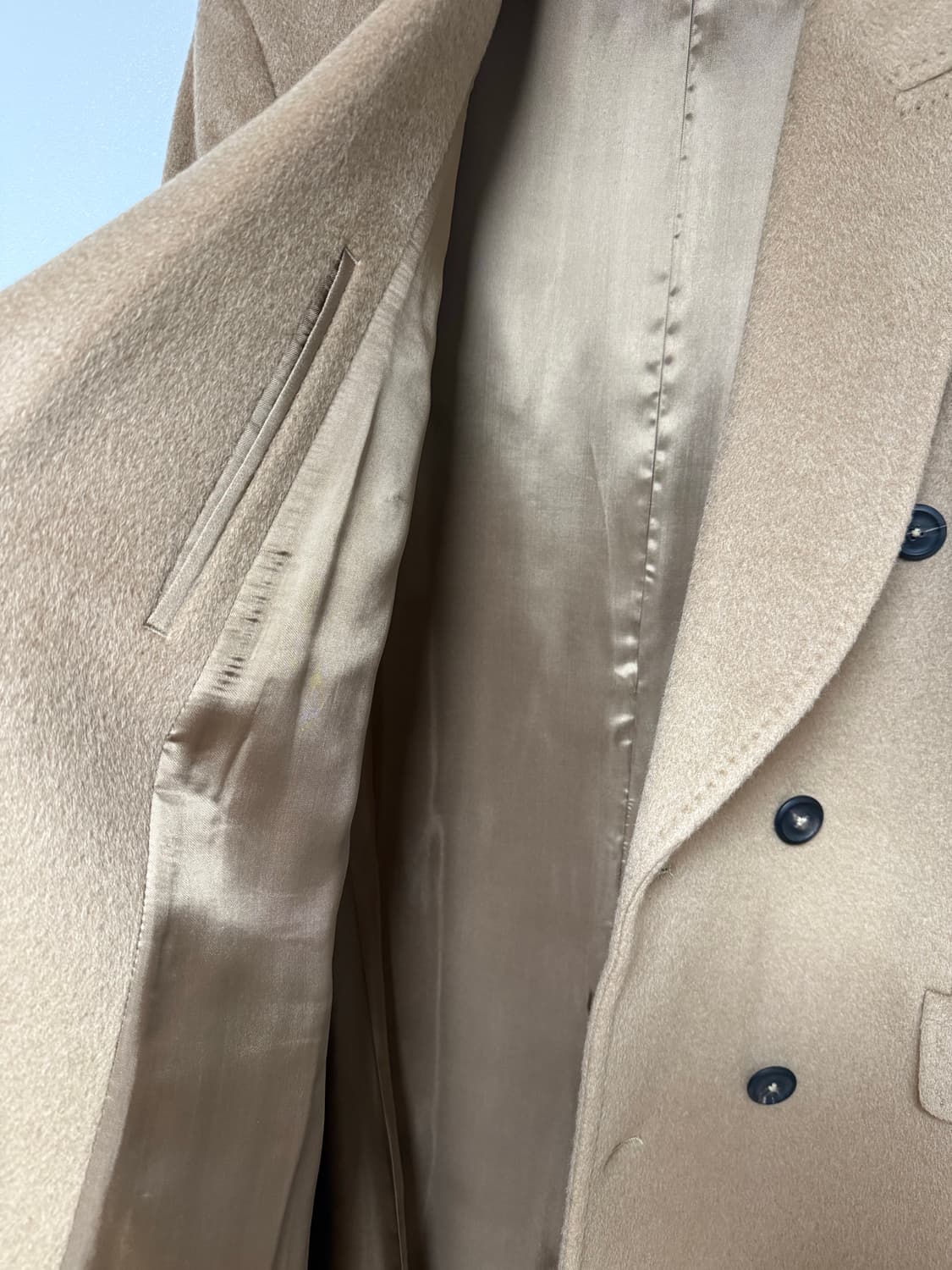 [시착제품]아워레가시 23FW 웨일코트 카멜 50사이즈 상품이미지5