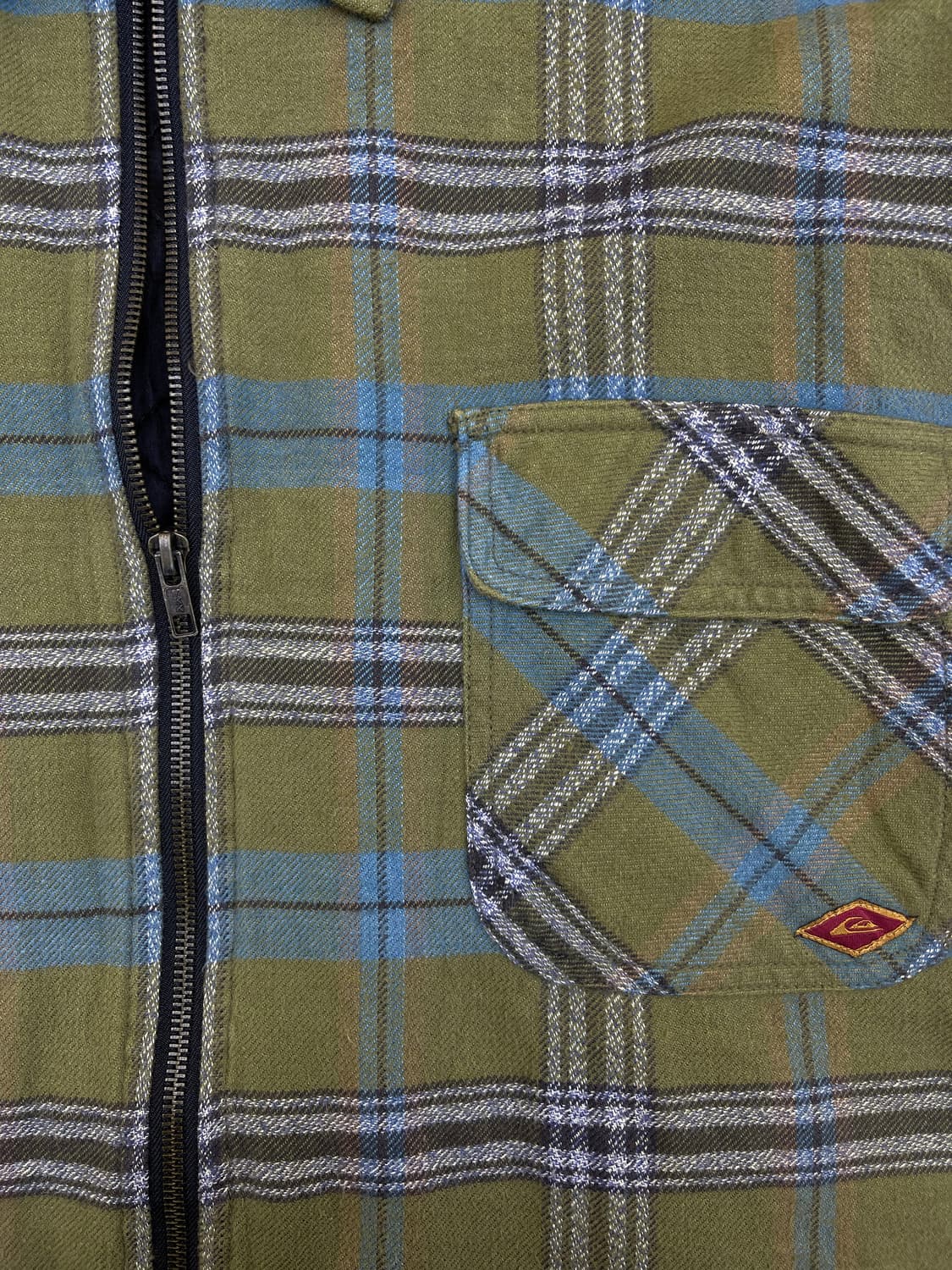 퀵실버 플란넬 체크 집 오버 셔츠 상품이미지5