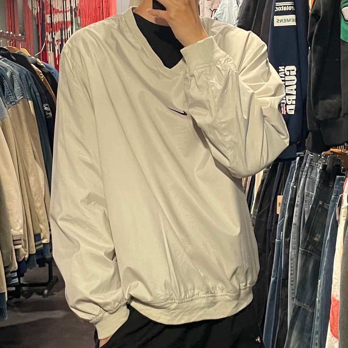 [IM] nike 나이키 코토리 베이지 미드스우시 웜업 상품이미지5