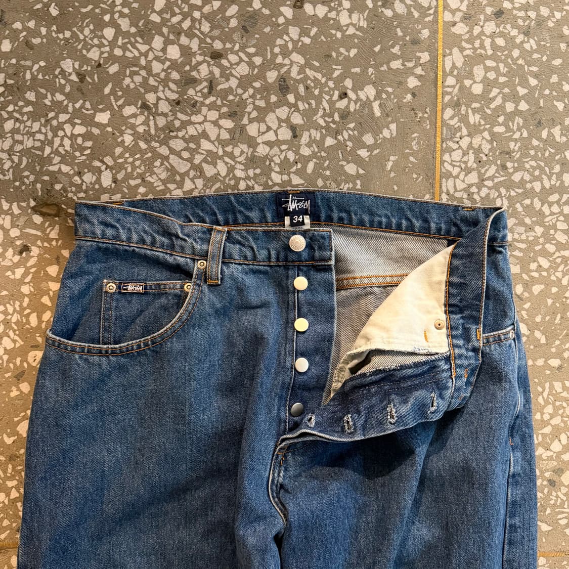 90s 올드 스투시 데님 팬츠 상품이미지5