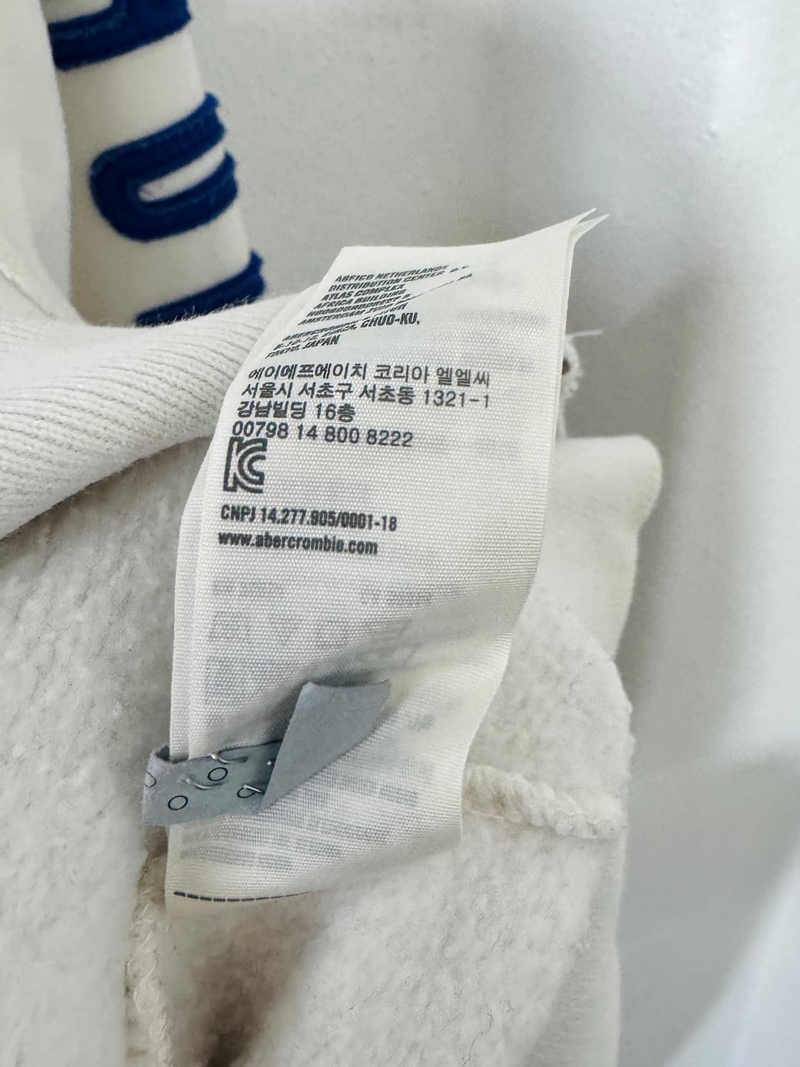 홀리스터 화이트 후드집업 상품이미지6