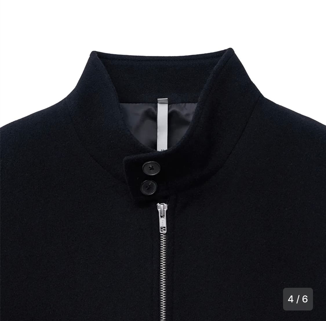 노이어 울 헤링턴 블루종 블랙 상품이미지3