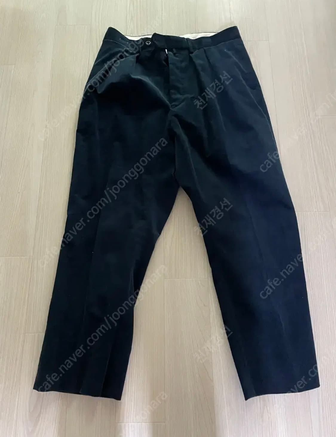 니트 NEAT 코듀로이 팬츠 네이비 스탠다드 핏 상품이미지1