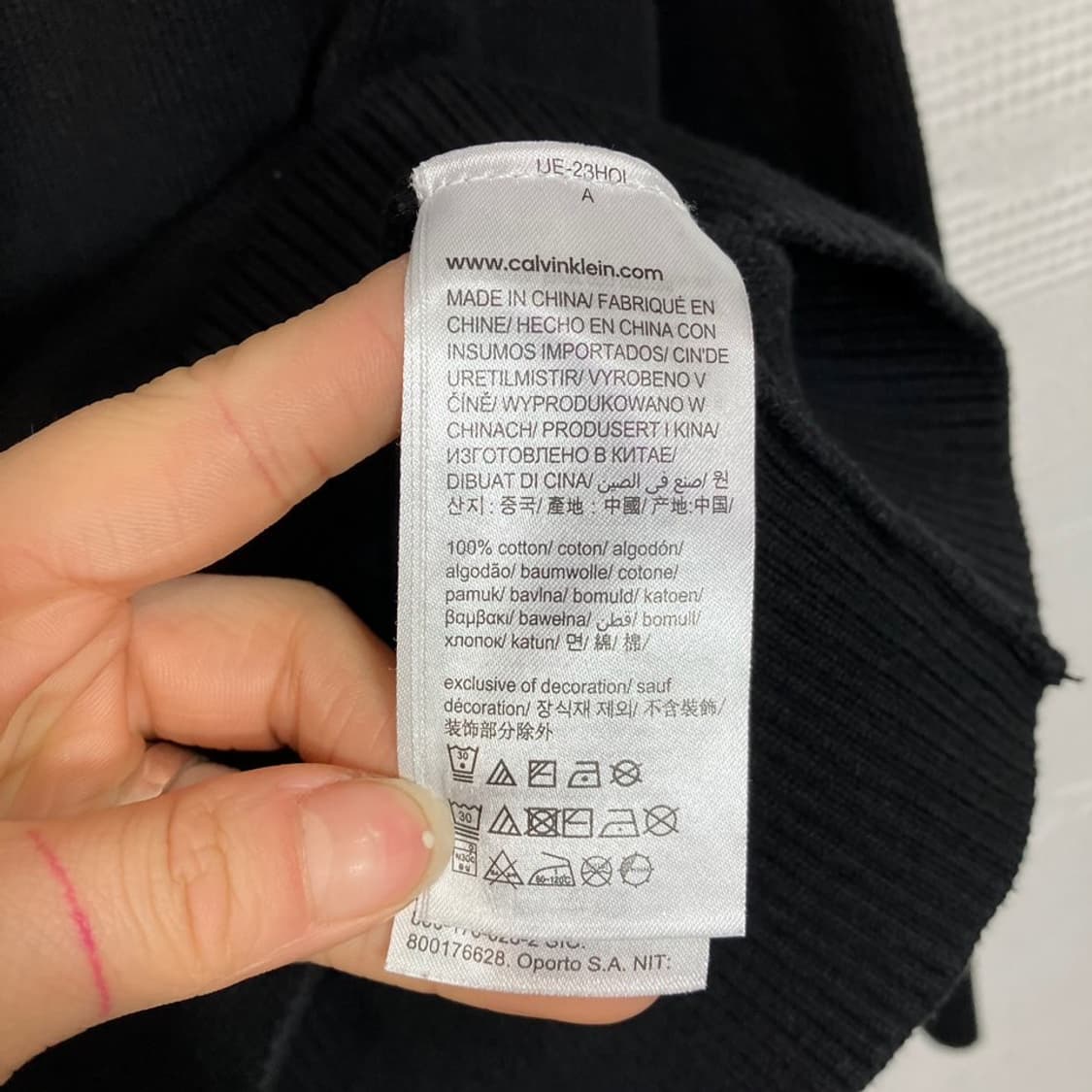 캘빈클라인 빅로고 니트 상품이미지6