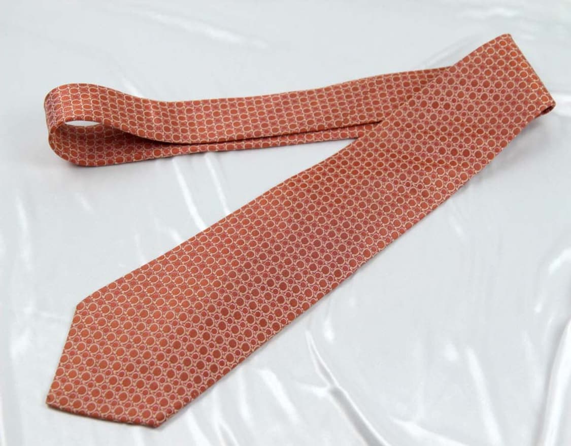 페라가모 9.2cm A+등급 간치니 남자 명품 넥타이 상품이미지2