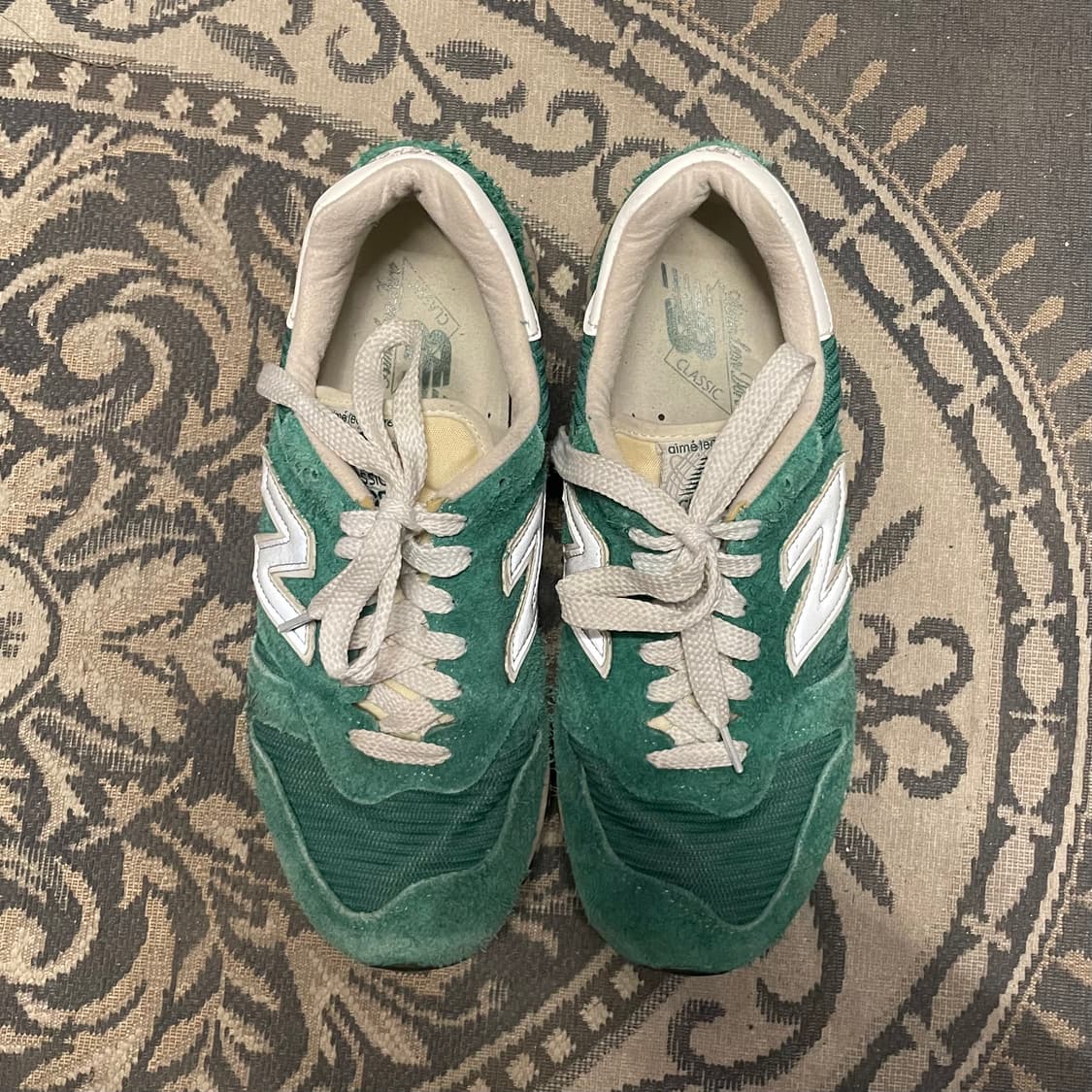 뉴발란스 X 에임레온도르 1300 그린 스니커즈   상품이미지3