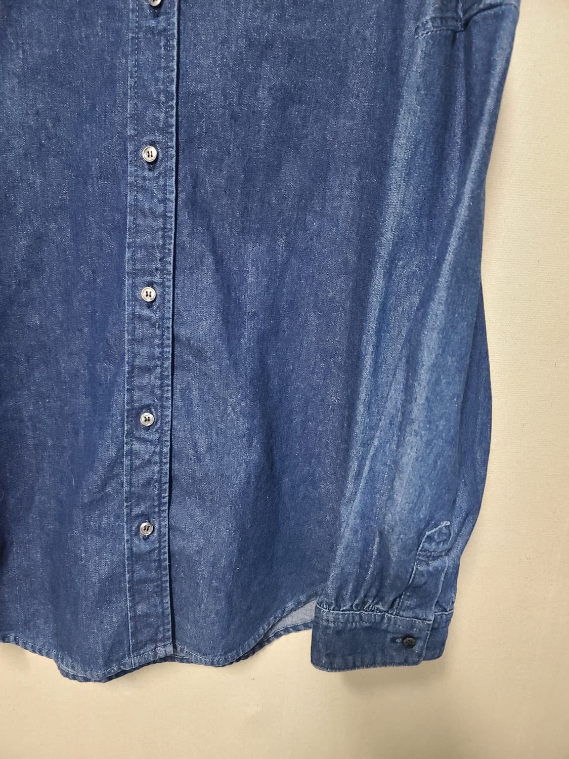 한섬 bird 오버핏 데님셔츠 상품이미지3