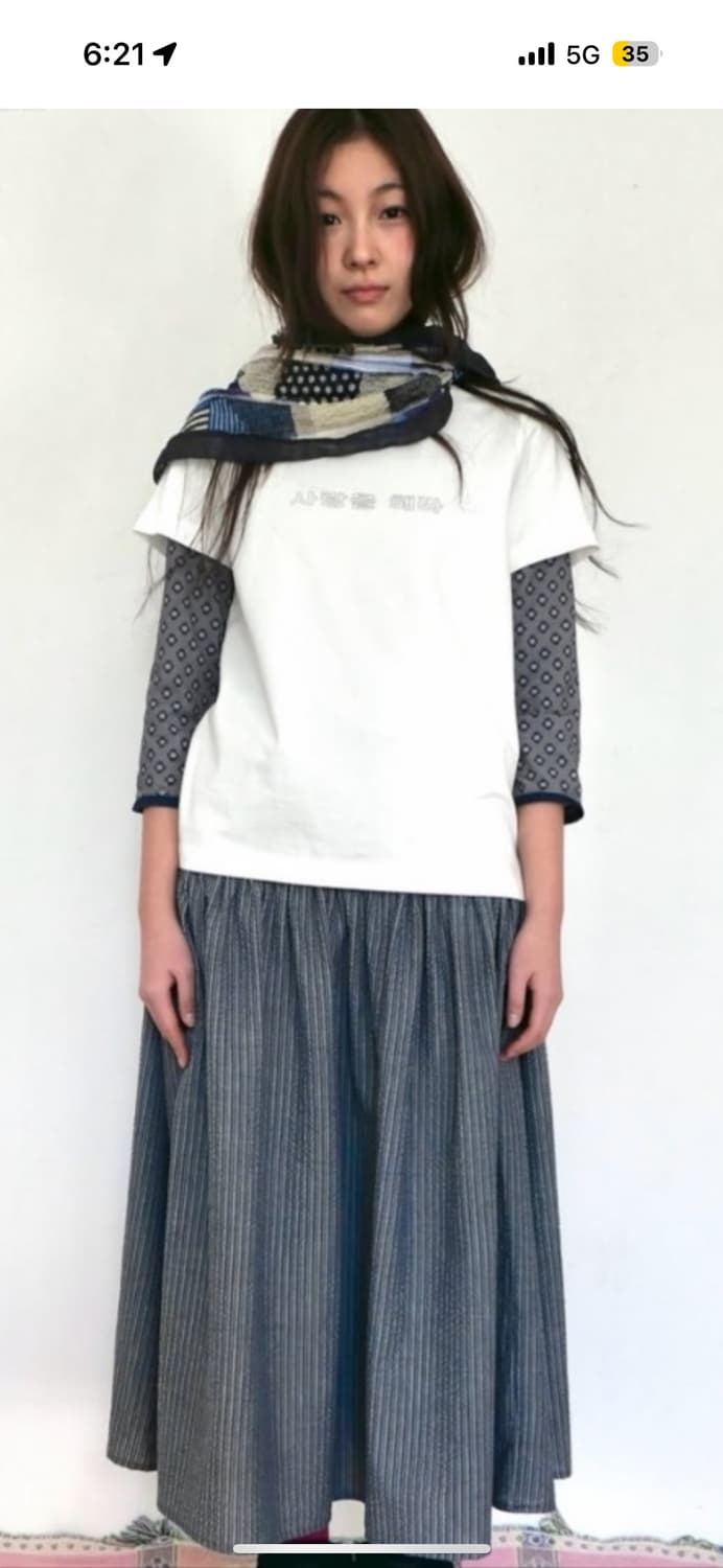 코이세이오 스카프 블루 상품이미지2