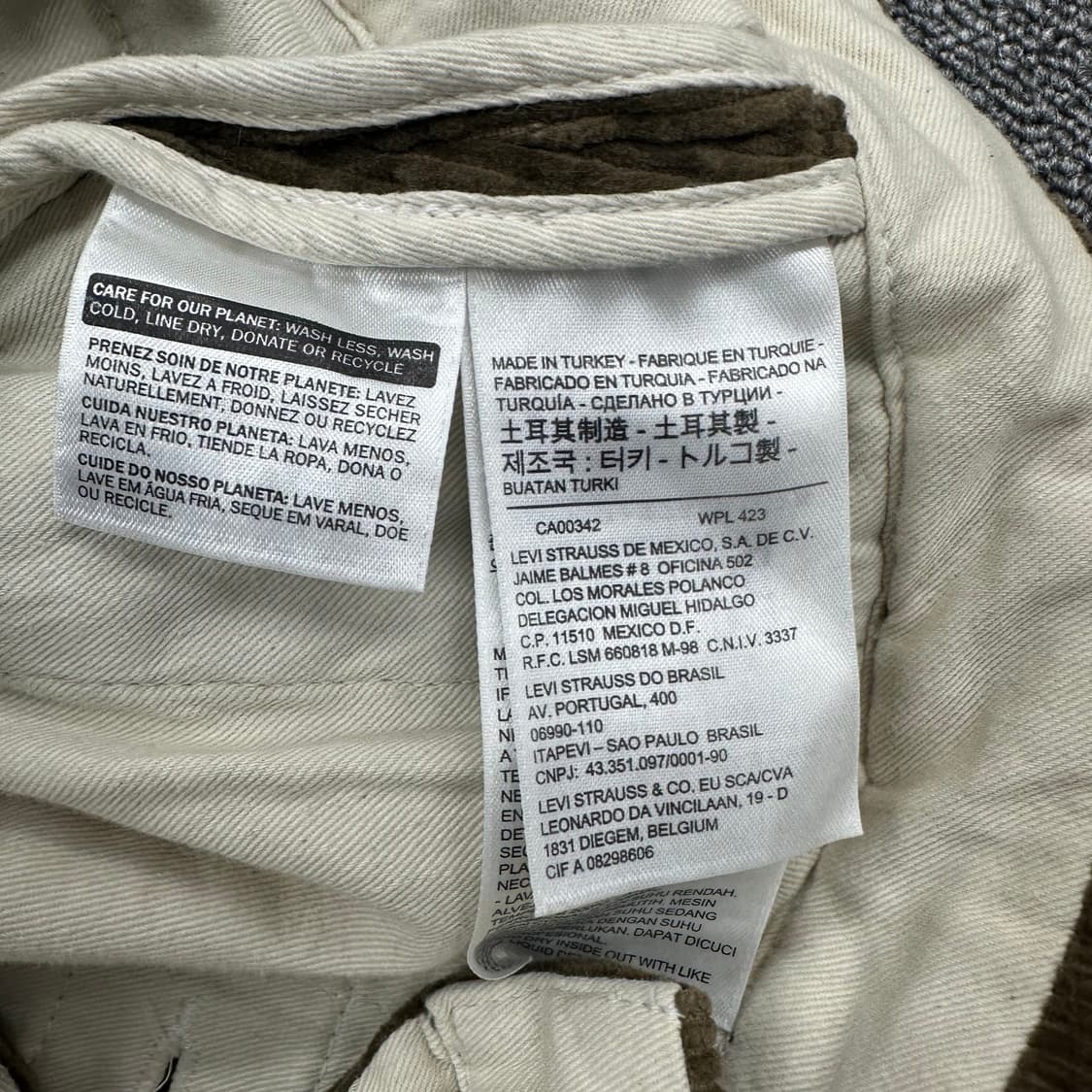 리바이스 LVC 패치워크 코듀로이 팬츠 상품이미지5