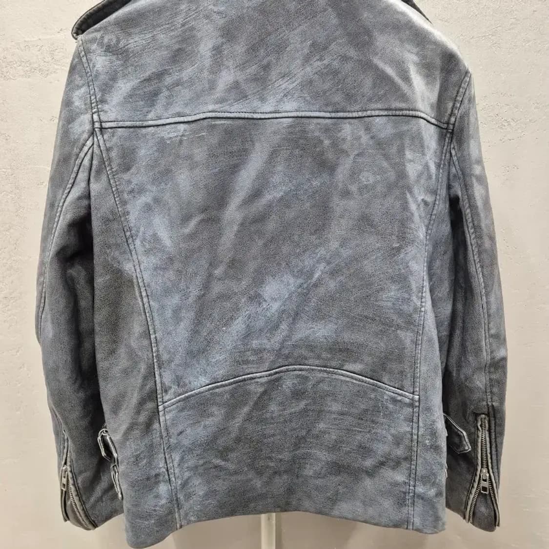 ZARA 라이더 자켓 그레이 M 상품이미지3