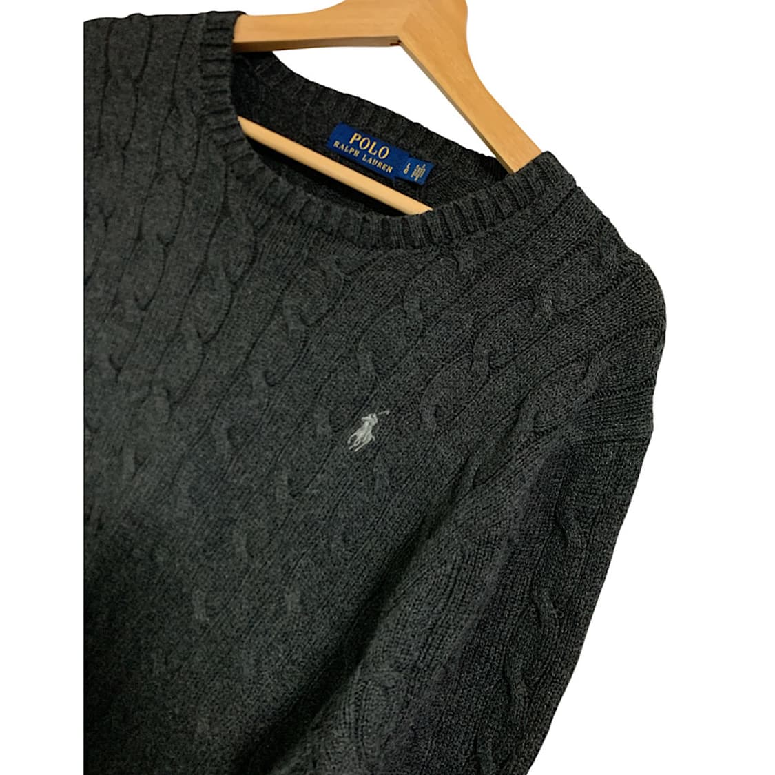 폴로 랄프로렌 코튼 케이블 니트 L 상품이미지3