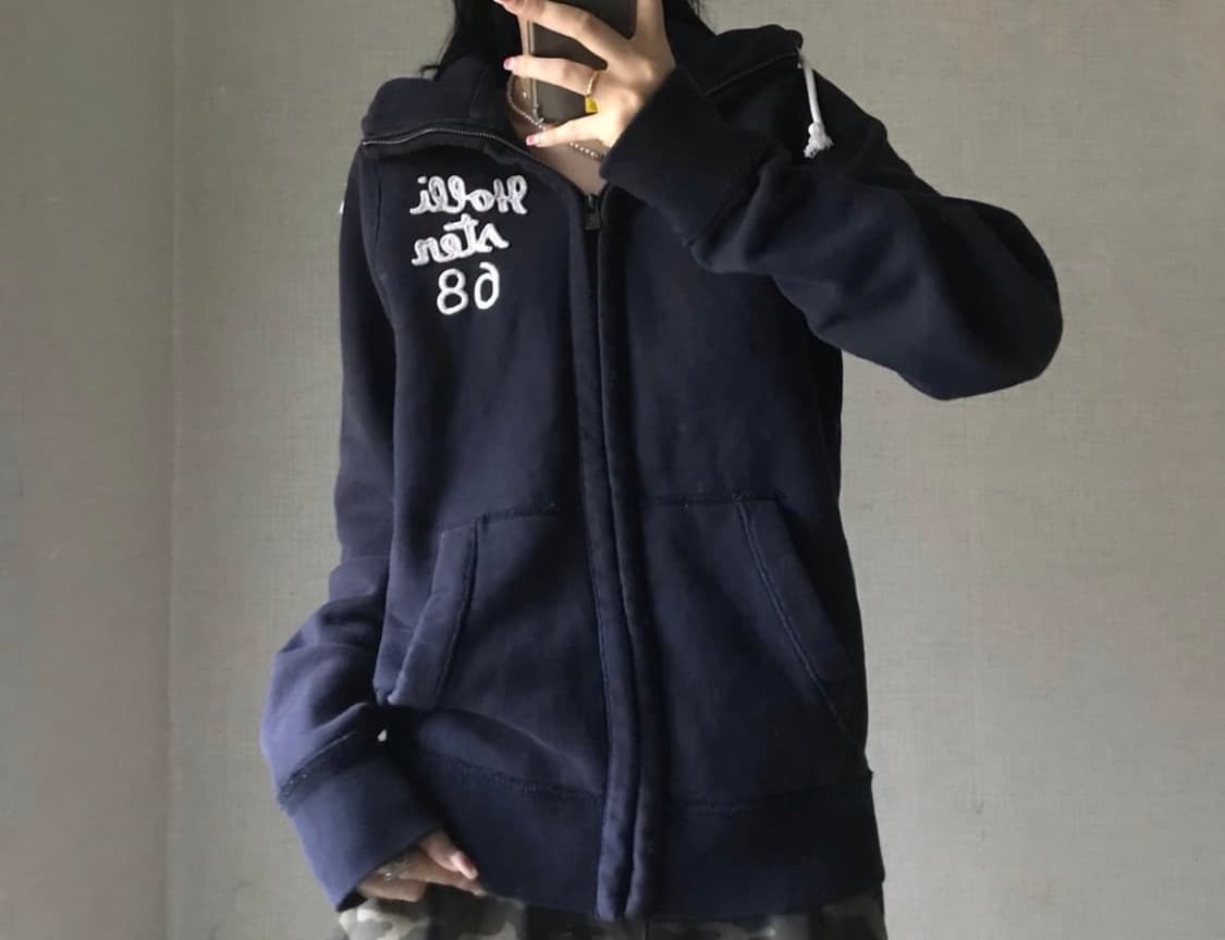 홀리스터 하이넥 헤비후드집업 상품이미지3