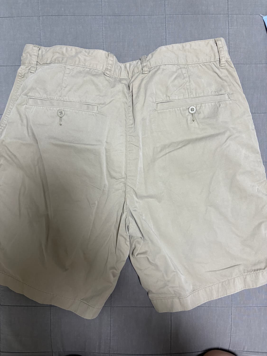 유니클로 베이지 면 반바지L 새상품 상품이미지2