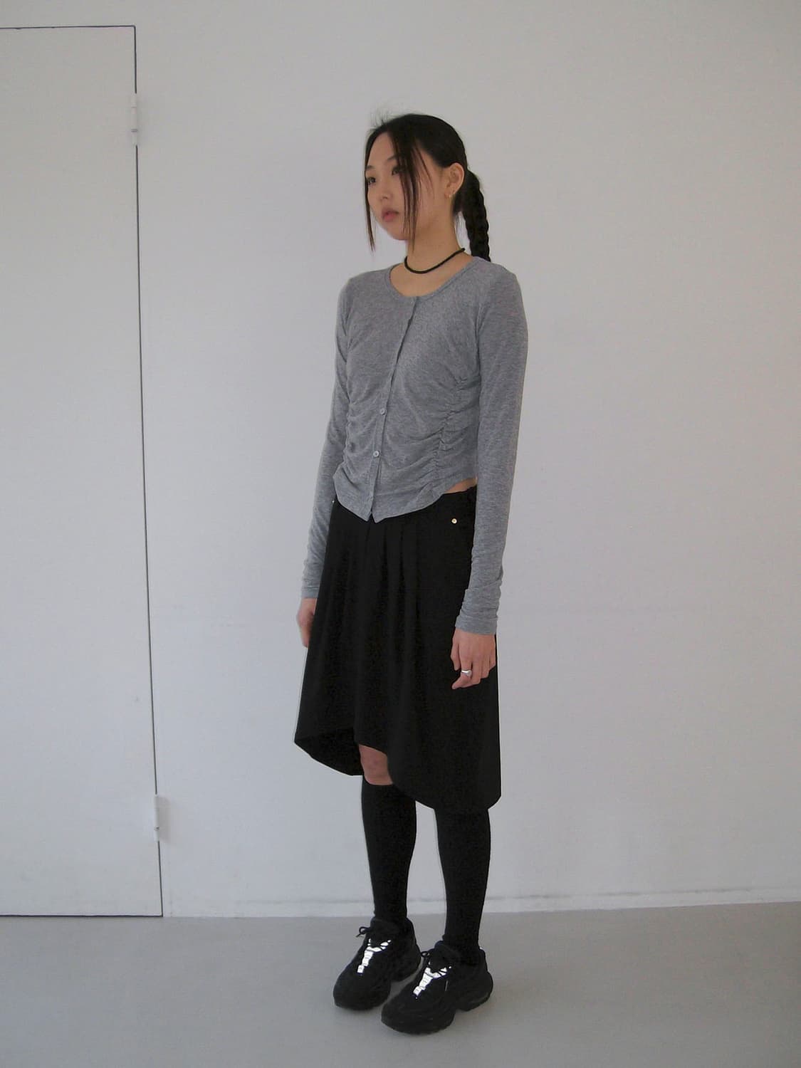 르노우 메이드 가디건 + 스커트 세트 상품이미지1