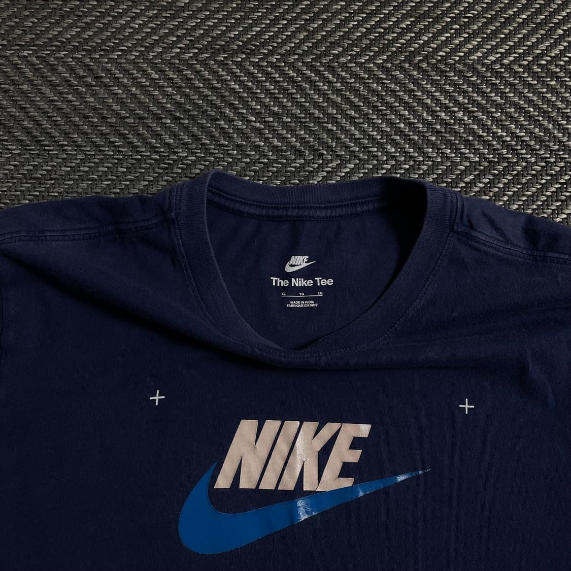 나이키 NSW 에어맥스 빅로고 반팔 티셔츠 네이비o 4670 상품이미지4