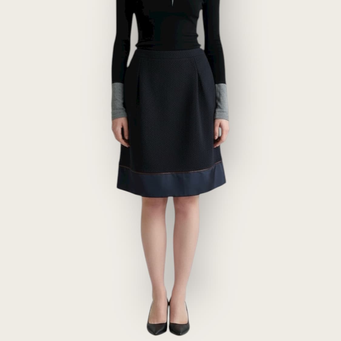 40/ 셀린느 트위드 스커트.치마 상품이미지1