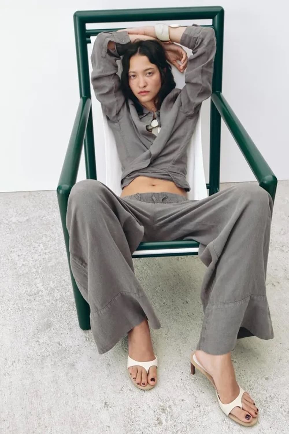 Zara 레더 힐 상품이미지2