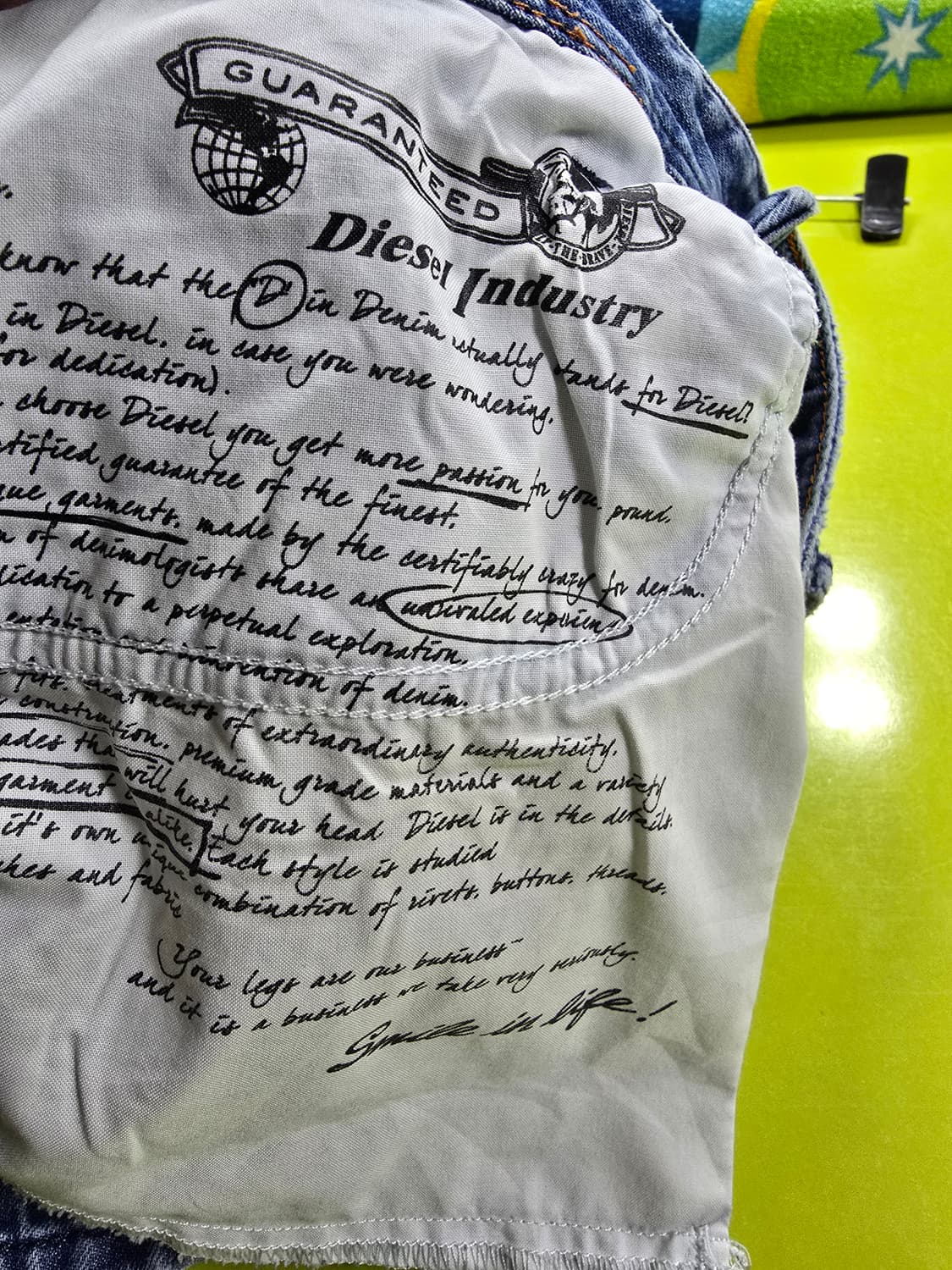 디젤 데미지 워싱 청바지 (1395) 상품이미지6