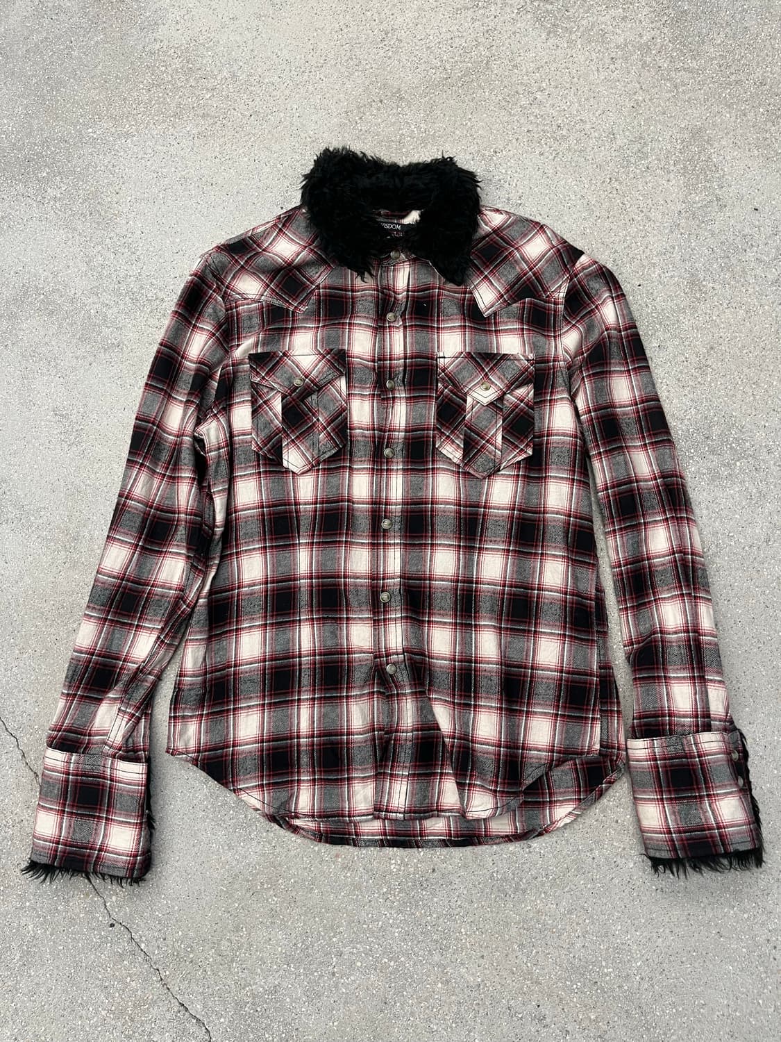 WISDOM 체크 셔츠 상품이미지1