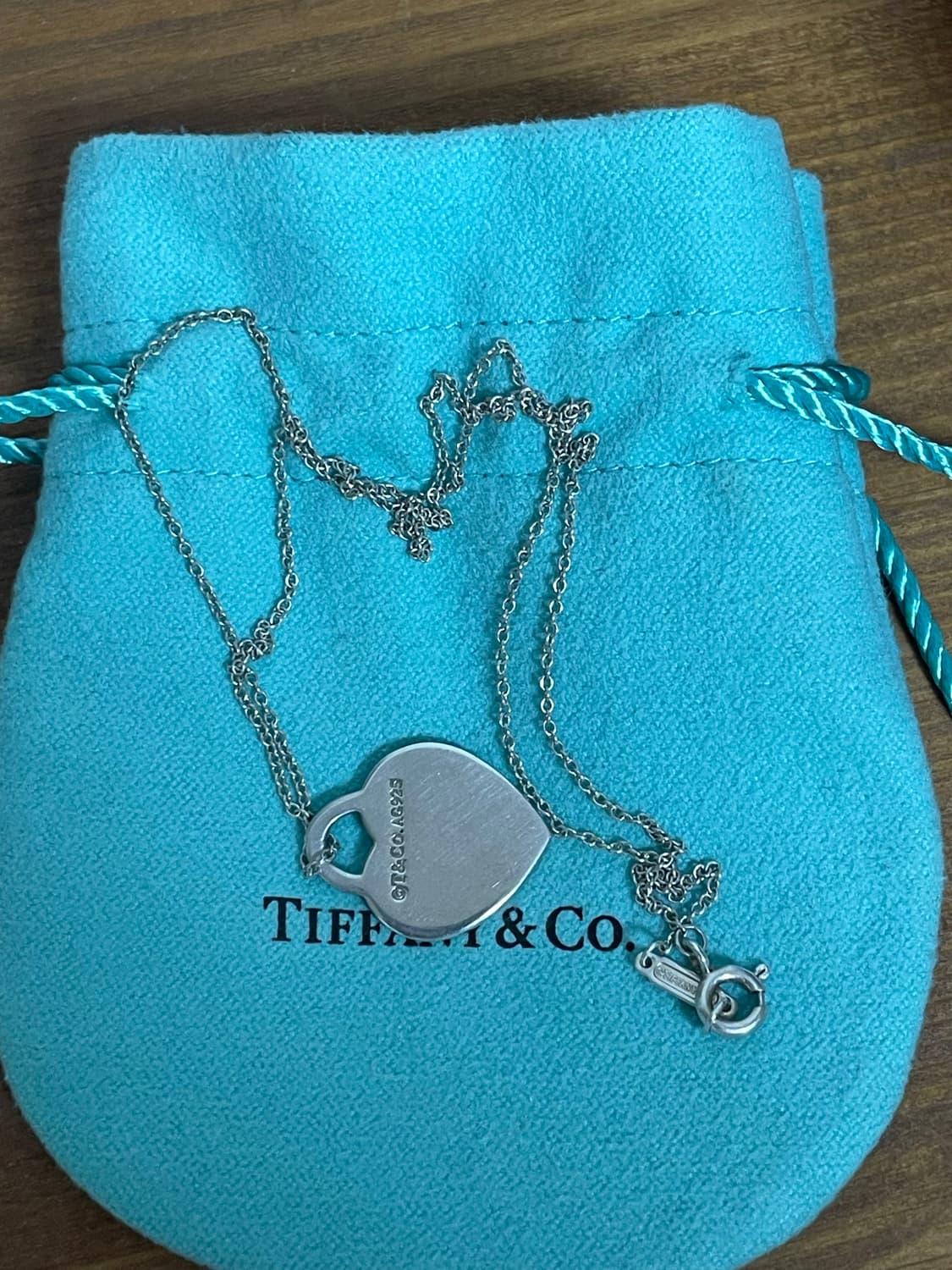 티파니 리턴투티파니 하트 태그 실버 스몰 목걸이 상품이미지5