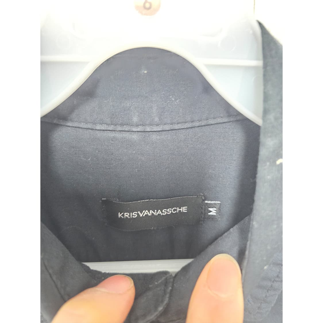 택포_ Kris Van Assche 블랙 셔츠 M 상품이미지2