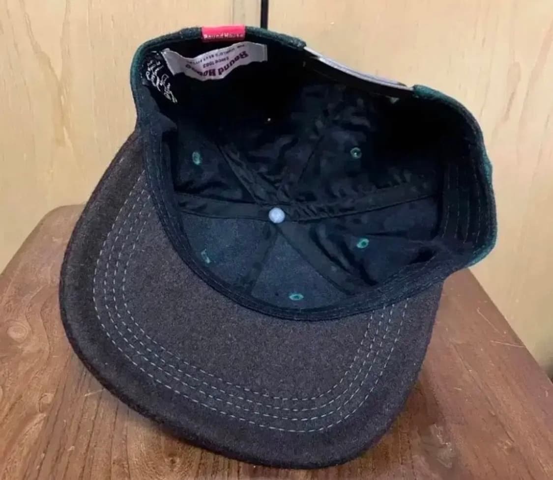 라운드하우스 버팔로 타탄체크 울 캡 모자 워크웨어 빈티지 아메리카 상품이미지3