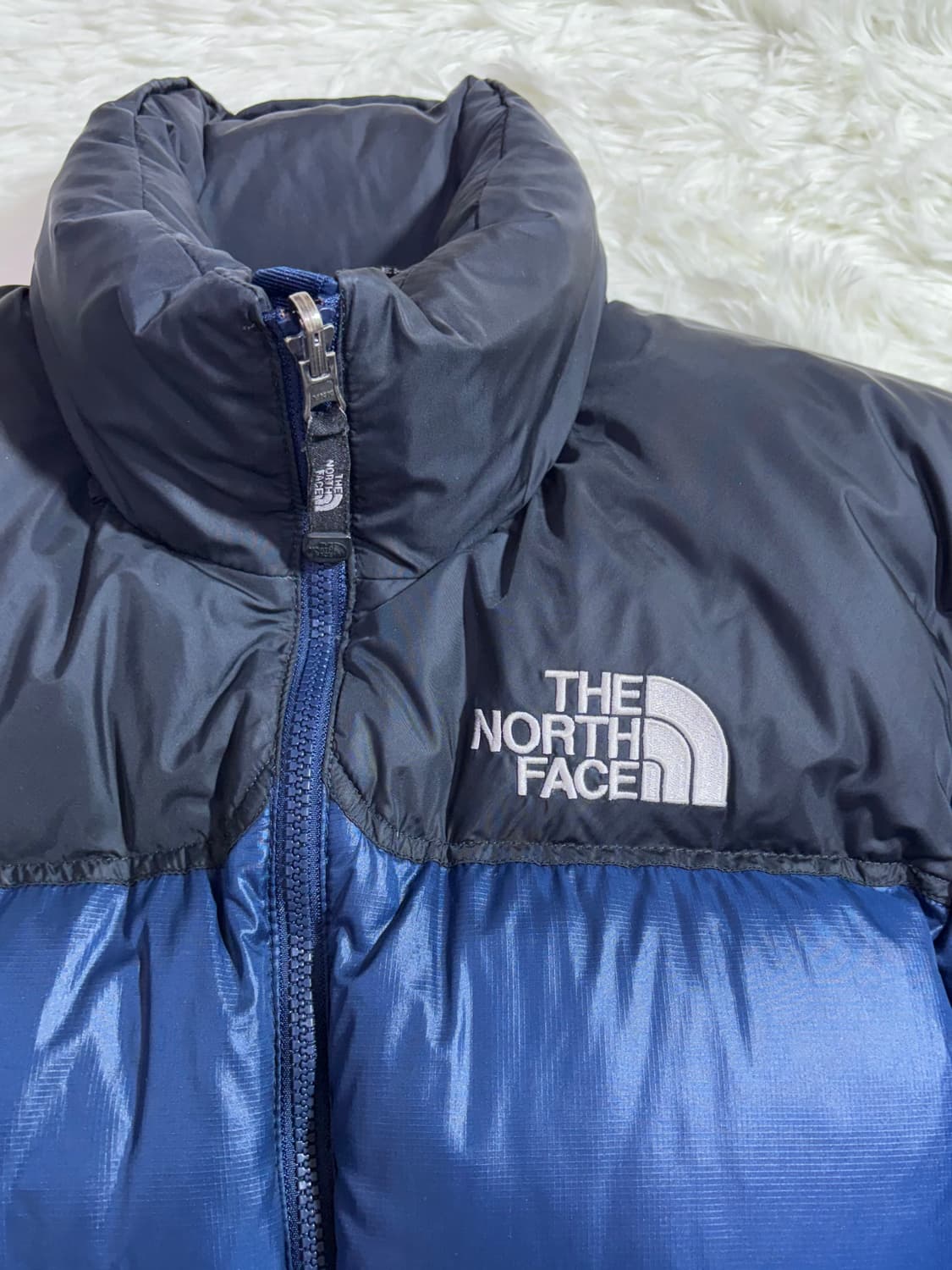 노스페이스 700 네이비 눕시 다운 패딩  상품이미지5