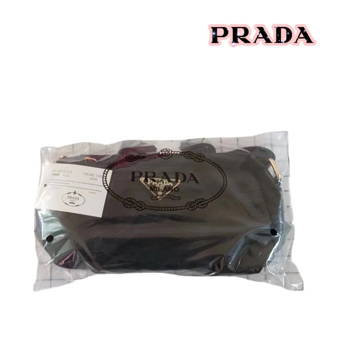 프라다뷰티 리나일론 숄더 크로스백 블랙 상품이미지4