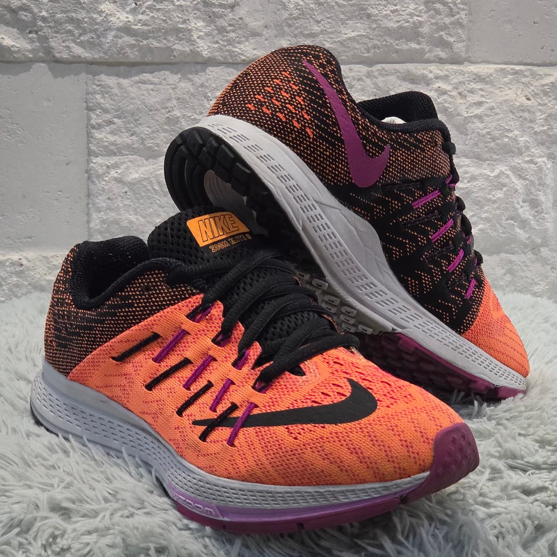 4a-13:나이키 줌 페가수스 32 오렌지 블랙 230mm 상품이미지4