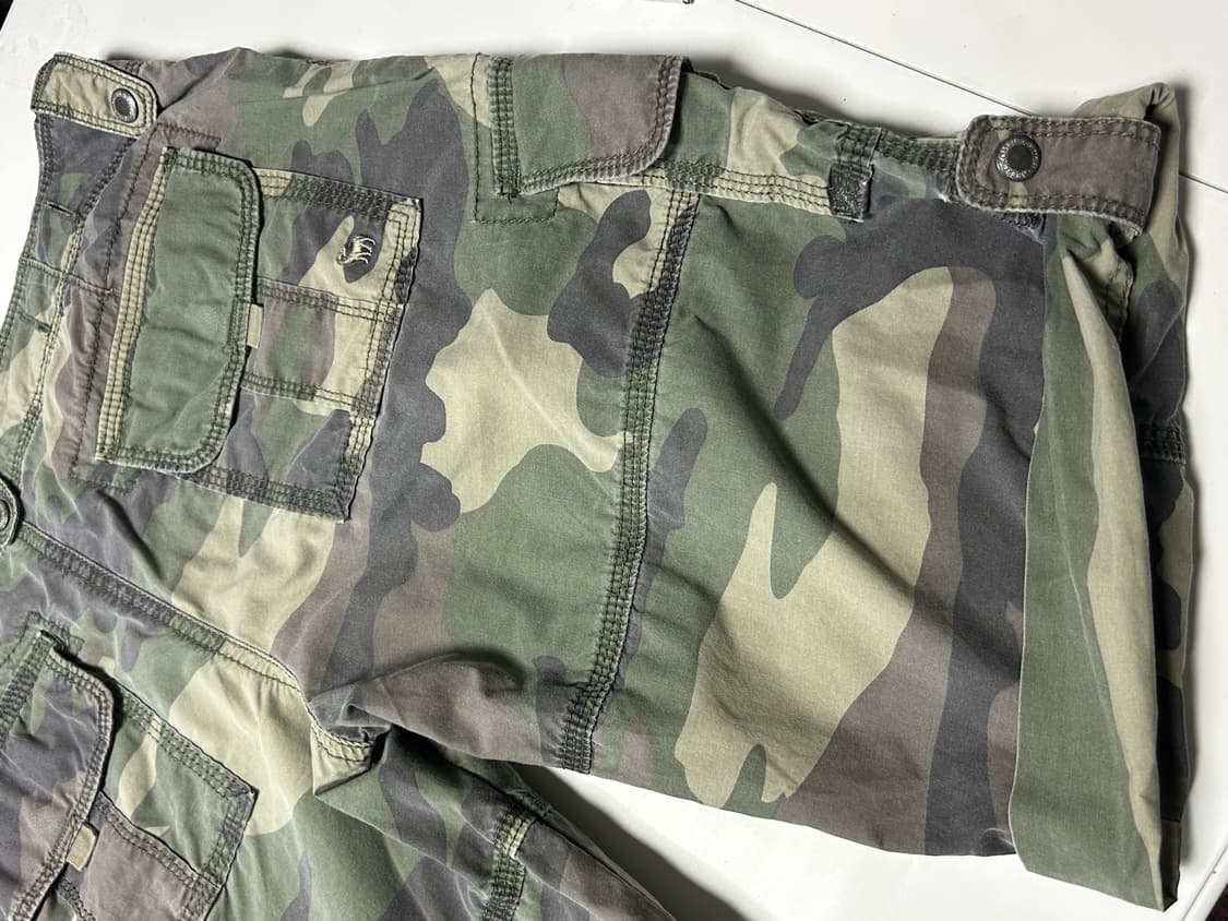 아베크롬비앤피치 빈티지 Y2K 카모 카고 반바지  상품이미지6