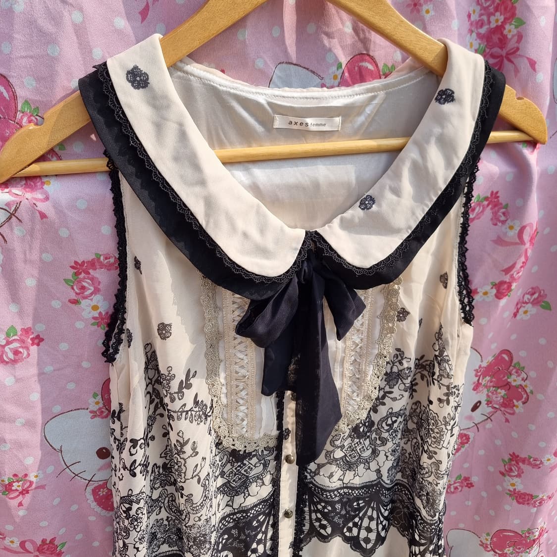 엑시즈팜(Axes Femme) 세일러 리본 원피스 상품이미지4