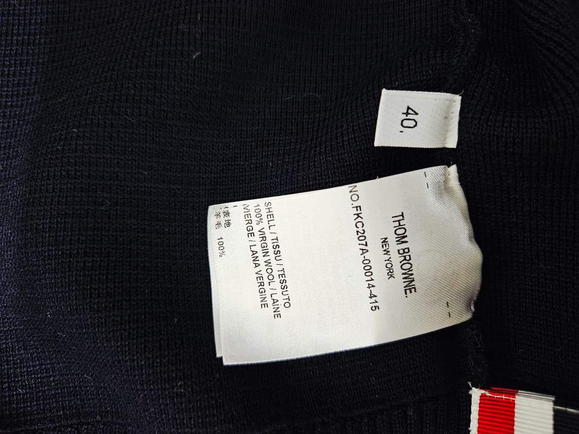 톰브라운 밀라노 스티치 금장 가디건(새상품급 여성1사이즈) 상품이미지6