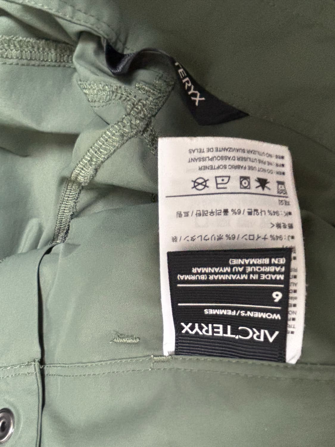 ARCTERYX 아크테익스 나일론 7부 팬츠 상품이미지3