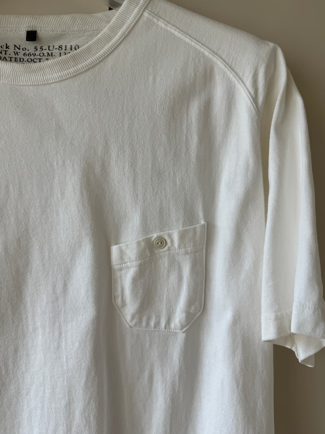 나이젤카본 5.6oz 반팔 티셔츠 화이트 (52사이즈 XL) 상품이미지2