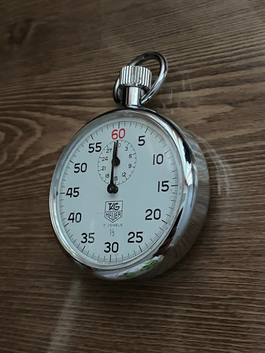 태그 호이어(Tag Heuer) 수동식 스톱워치 회중시계 빈티지시계 판매 상품이미지2